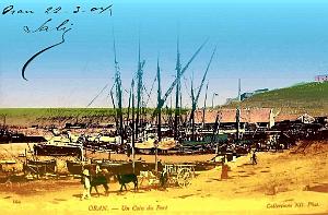 Oran - Un coin du port